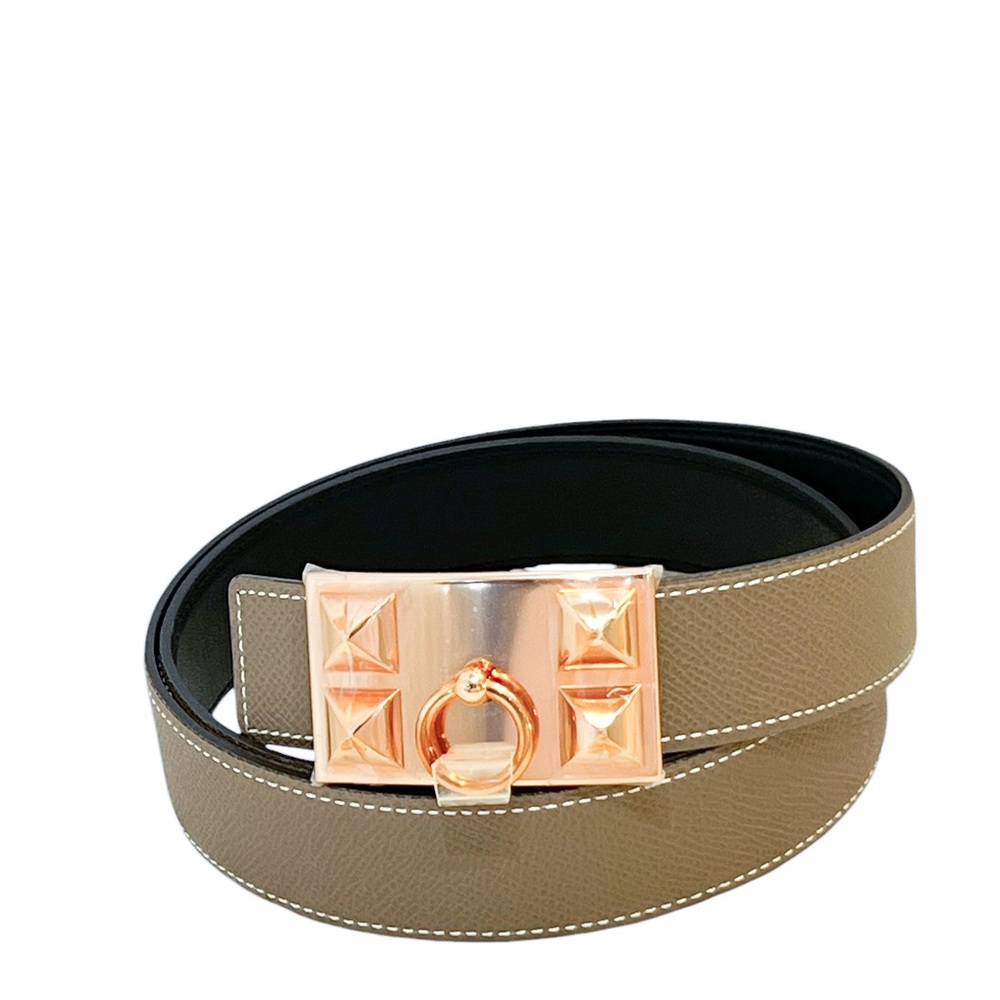 HERMES Box Togo 32mm Collier De Chien CDC Belt